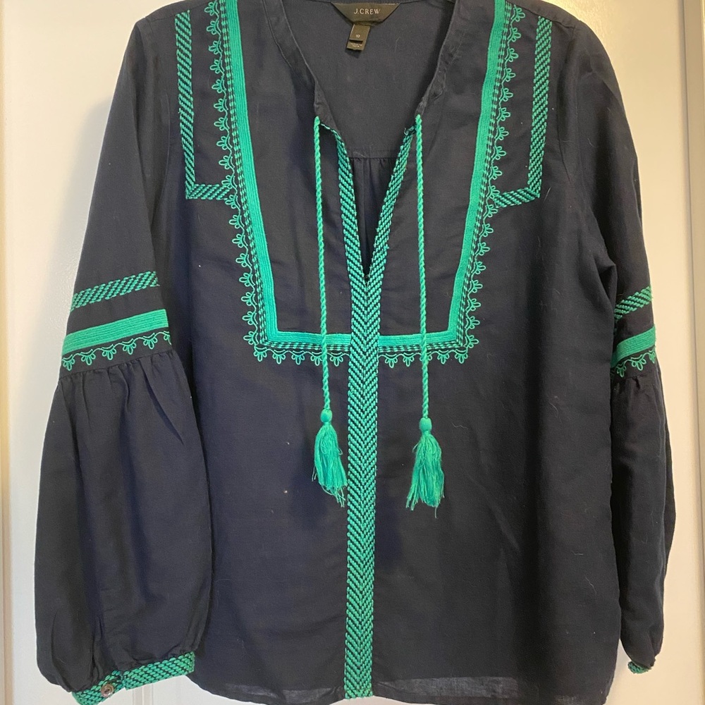 J. Crew Stitched Top